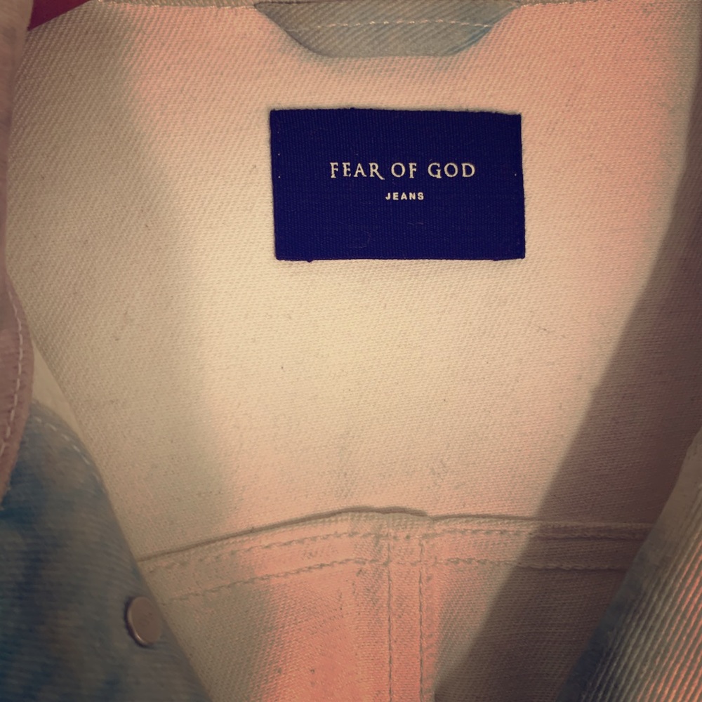 Tie-dye denim x Fear Of God